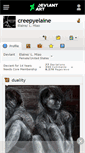 Mobile Screenshot of creepyelaine.deviantart.com