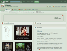 Tablet Screenshot of kkbossa.deviantart.com