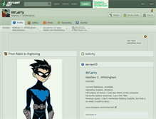 Tablet Screenshot of mrlarry.deviantart.com
