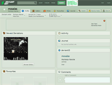 Tablet Screenshot of mosalas.deviantart.com