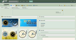 Desktop Screenshot of clockets.deviantart.com