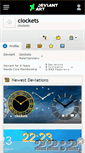 Mobile Screenshot of clockets.deviantart.com