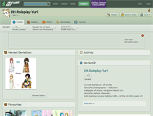 Tablet Screenshot of kh-roleplay-yuri.deviantart.com