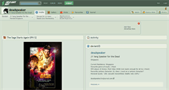 Desktop Screenshot of deadspeaker.deviantart.com