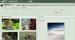 Desktop Screenshot of explorer15.deviantart.com