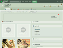 Tablet Screenshot of buddroot.deviantart.com
