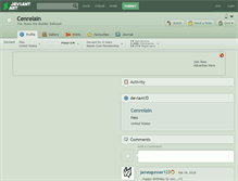 Tablet Screenshot of cenrelain.deviantart.com
