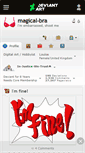 Mobile Screenshot of magical-bra.deviantart.com