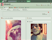 Tablet Screenshot of chikocassett.deviantart.com