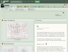 Tablet Screenshot of hanto.deviantart.com