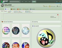 Tablet Screenshot of nekuxshiki.deviantart.com