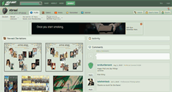 Desktop Screenshot of abraal.deviantart.com
