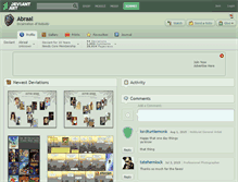 Tablet Screenshot of abraal.deviantart.com