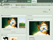 Tablet Screenshot of morsilwen.deviantart.com
