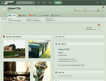 Tablet Screenshot of chloee1784.deviantart.com