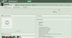 Desktop Screenshot of bokoluna.deviantart.com