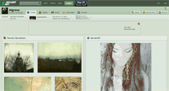 Desktop Screenshot of migrena.deviantart.com