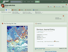Tablet Screenshot of enies-eht-knis.deviantart.com