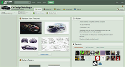 Desktop Screenshot of cardesignsketching.deviantart.com