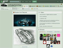 Tablet Screenshot of cardesignsketching.deviantart.com
