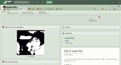 Desktop Screenshot of pirate-kitty.deviantart.com