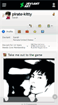 Mobile Screenshot of pirate-kitty.deviantart.com