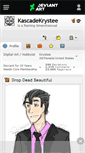 Mobile Screenshot of kascadekrystee.deviantart.com