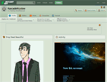 Tablet Screenshot of kascadekrystee.deviantart.com