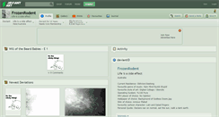 Desktop Screenshot of frozenrodent.deviantart.com