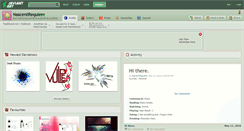 Desktop Screenshot of nascentrequiem.deviantart.com