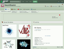 Tablet Screenshot of nascentrequiem.deviantart.com