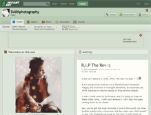 Tablet Screenshot of darkphotography.deviantart.com