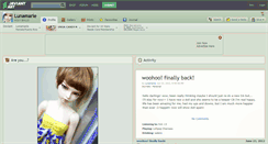 Desktop Screenshot of lunamarie.deviantart.com