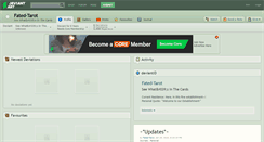 Desktop Screenshot of fated-tarot.deviantart.com