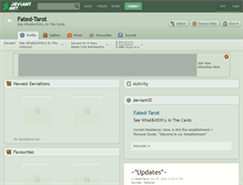 Tablet Screenshot of fated-tarot.deviantart.com