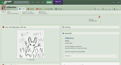 Desktop Screenshot of milkychuu.deviantart.com