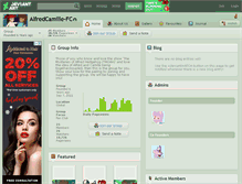 Tablet Screenshot of alfredcamille-fc.deviantart.com