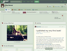 Tablet Screenshot of lilburi4ever.deviantart.com