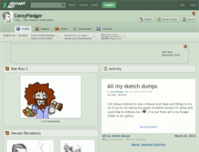 Tablet Screenshot of coreypledger.deviantart.com