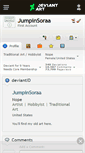 Mobile Screenshot of jumpinsoraa.deviantart.com