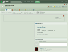 Tablet Screenshot of jumpinsoraa.deviantart.com