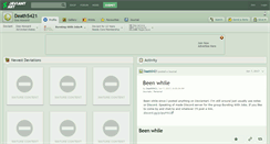 Desktop Screenshot of death5421.deviantart.com