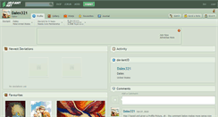 Desktop Screenshot of dalex321.deviantart.com