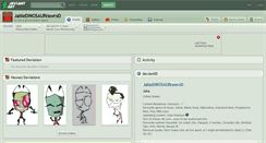 Desktop Screenshot of jakiedinosaurrawrxd.deviantart.com