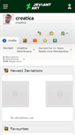 Mobile Screenshot of creatica.deviantart.com
