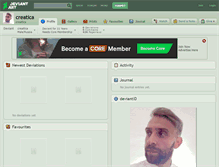 Tablet Screenshot of creatica.deviantart.com