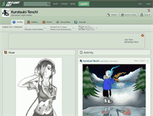 Tablet Screenshot of kurotsuki-tenchi.deviantart.com