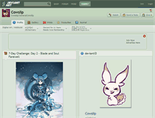 Tablet Screenshot of cowslip.deviantart.com