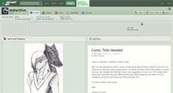 Desktop Screenshot of mothersilver.deviantart.com