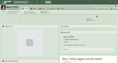 Desktop Screenshot of dance-stock.deviantart.com